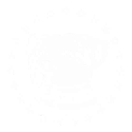 Pld logo white with stars