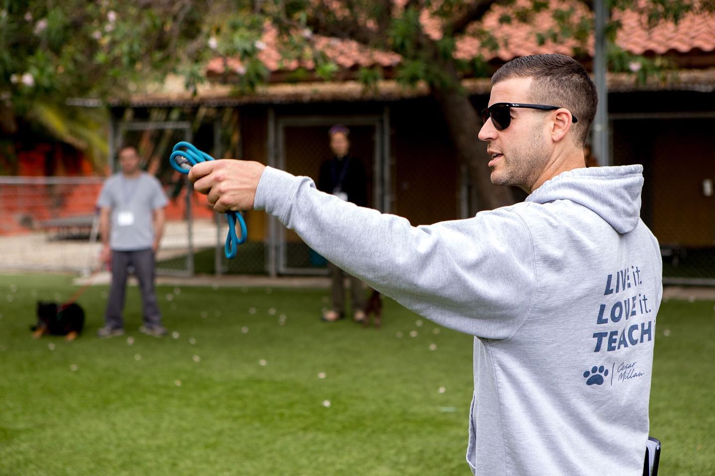 Steve del savio with dog leash[1]